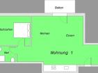 Grundriss Ferienwohnung Nr. 1
